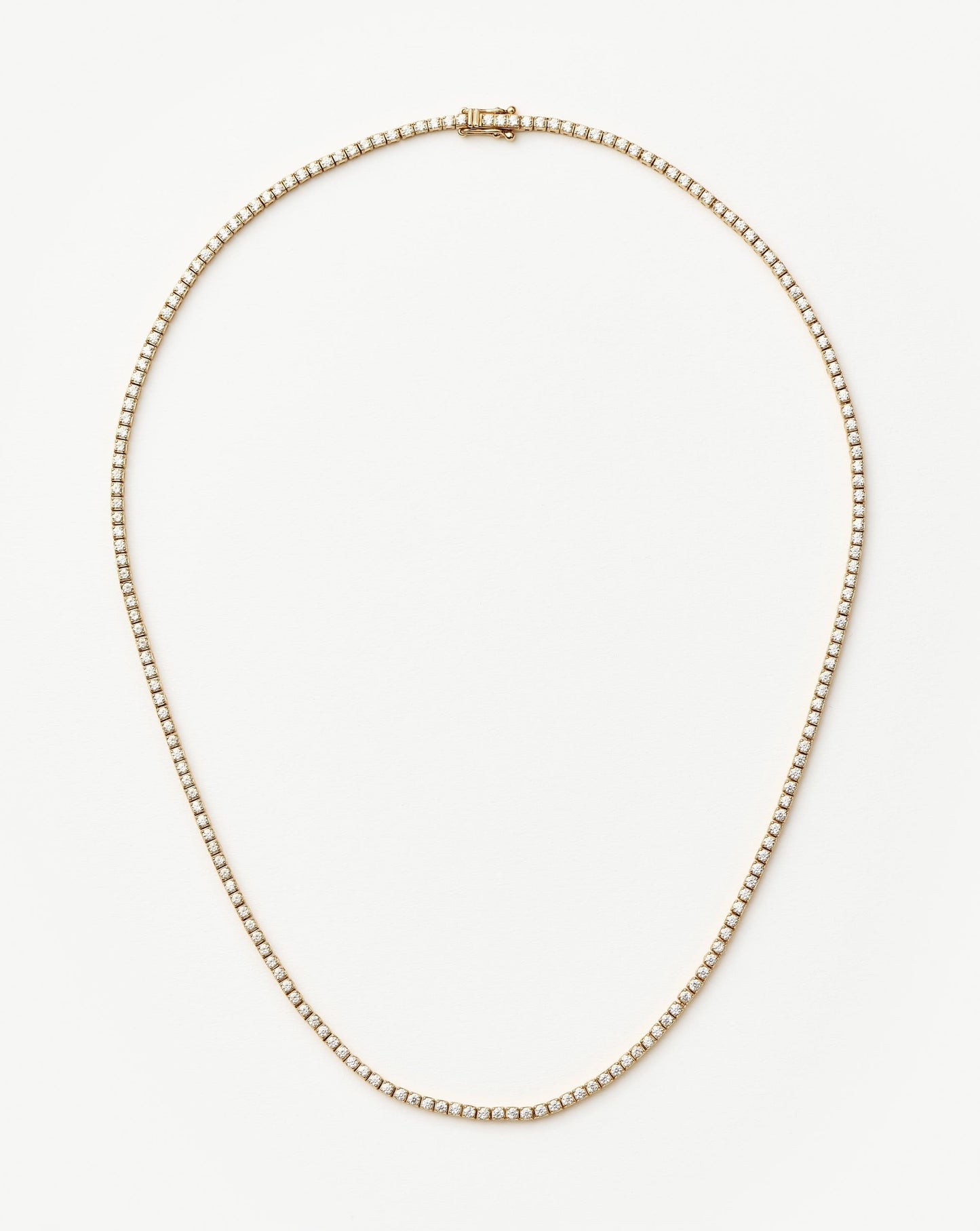 Fine Diamond Tennis Necklace | 14ct Solid Gold Diamond Necklaces Missoma