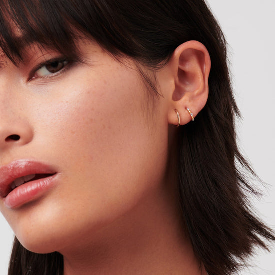 Fine Hoop Earring Set Layering Sets Missoma