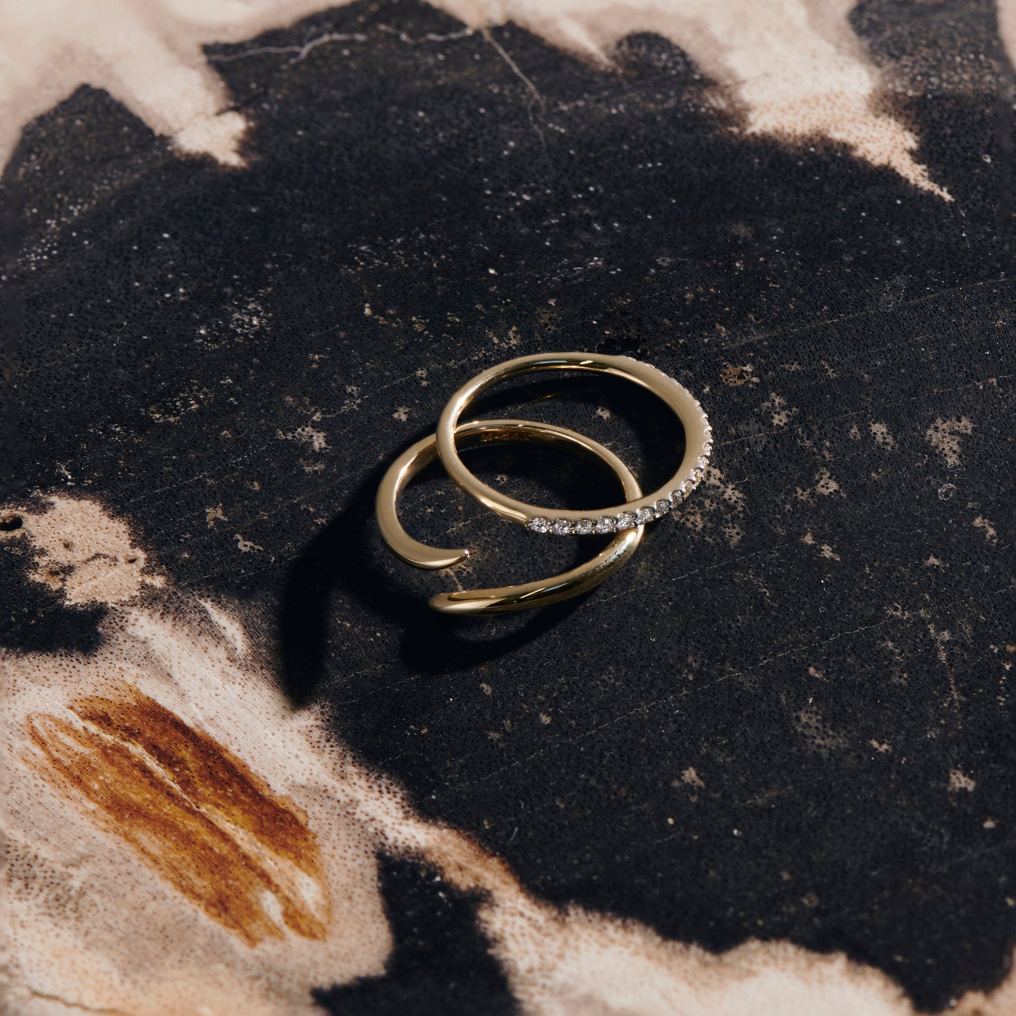 Fine Open Claw Ring | 14ct Solid Gold Rings Missoma