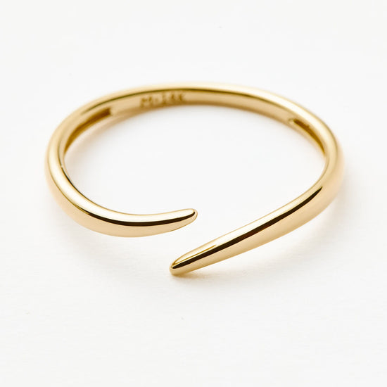 Fine Open Claw Ring | 14ct Solid Gold Rings Missoma