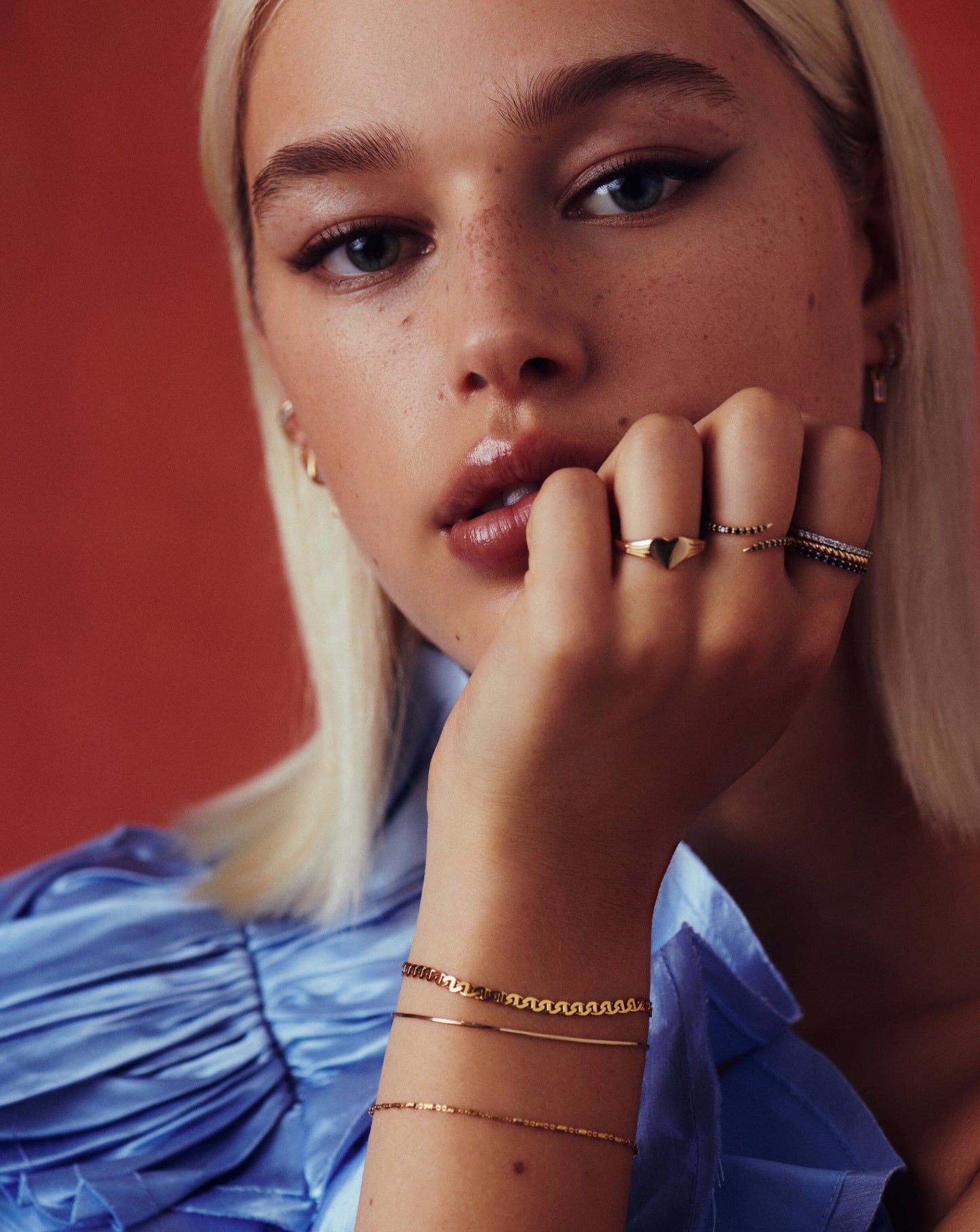 Fine Square Snake Chain Bracelet Bracelets Missoma