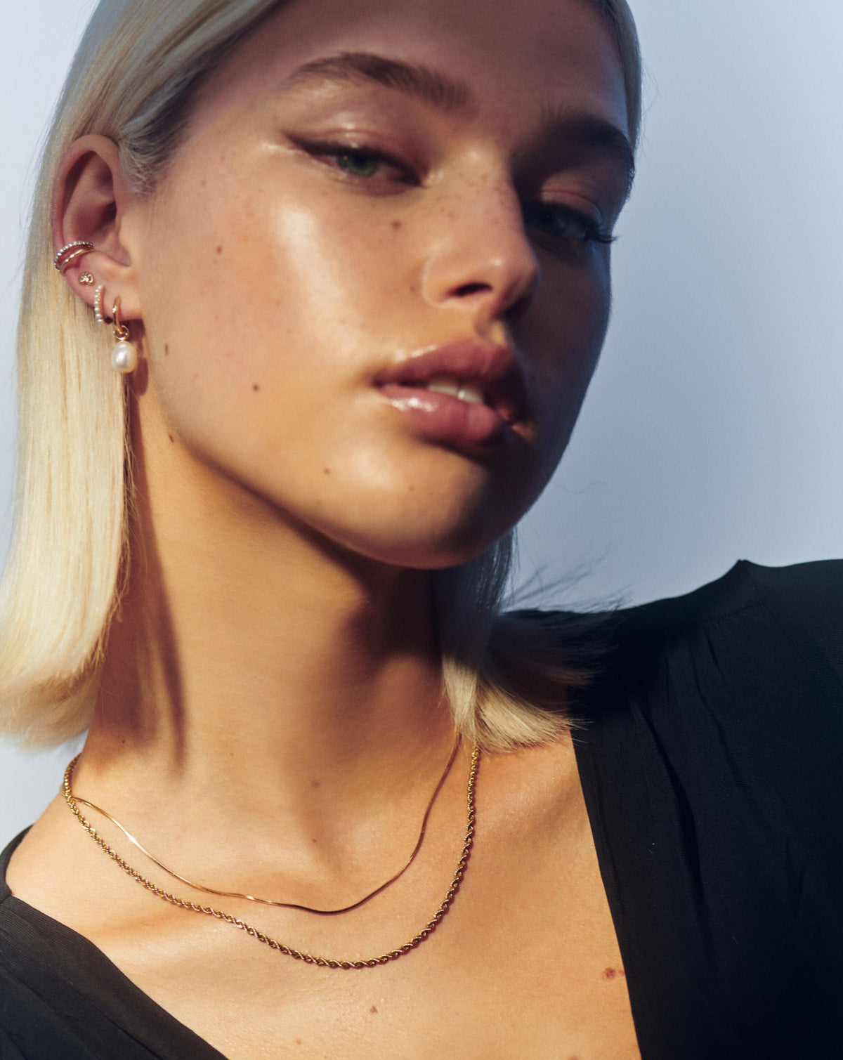 Fine Square Snake Chain Necklace Necklaces Missoma