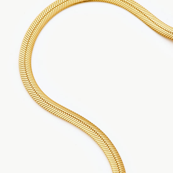 Flat Snake Chain Necklace Necklaces Missoma