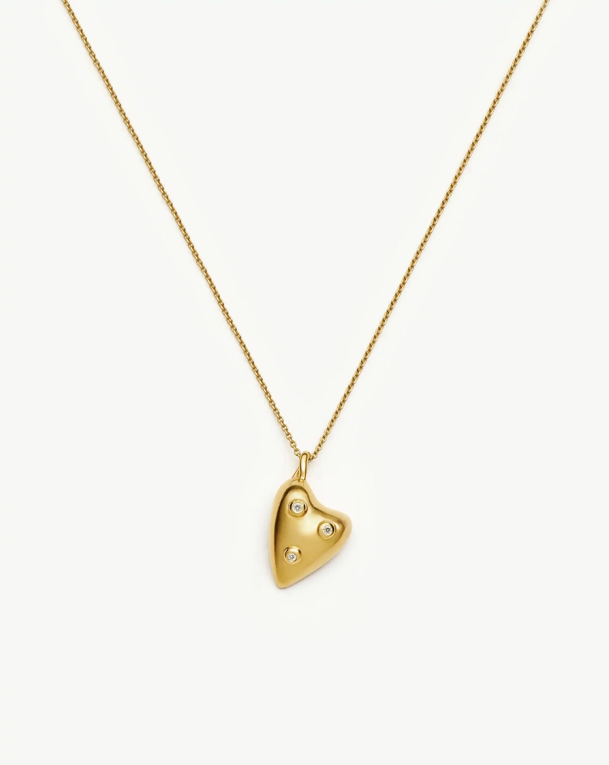Harris Reed All My Heart Necklace | 18ct Gold Plated/Cubic Zirconia Necklaces Missoma