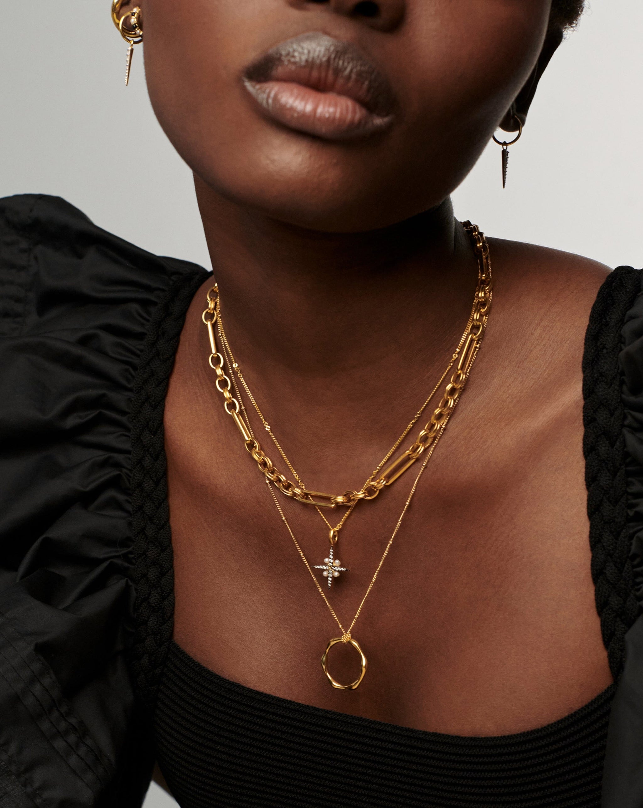 Harris Reed North Star Pearl Necklace | 18ct Gold Plated Vermeil/Pearl Necklaces Missoma