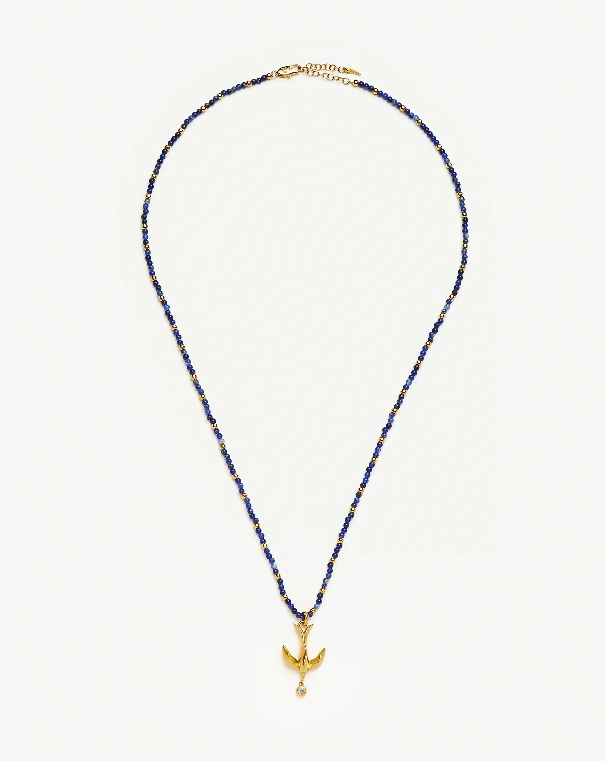 Harris Reed Taking Flight Keepsake Necklace | 18ct Gold Plated/Blue Sodalite Necklaces Missoma