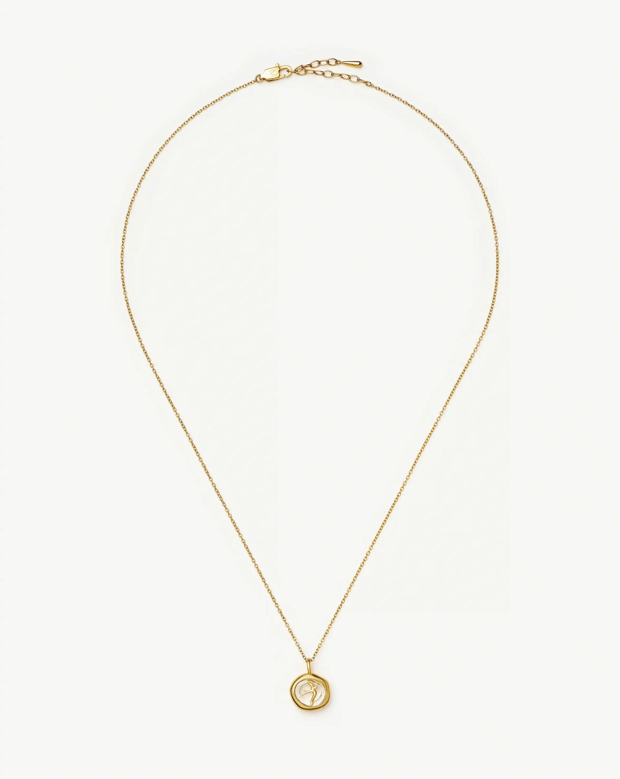 Harris Reed Taking Flight Mini Pendant Necklace | 18ct Gold Plated/Crystal Quartz, Cubic Zirconia Necklaces Missoma