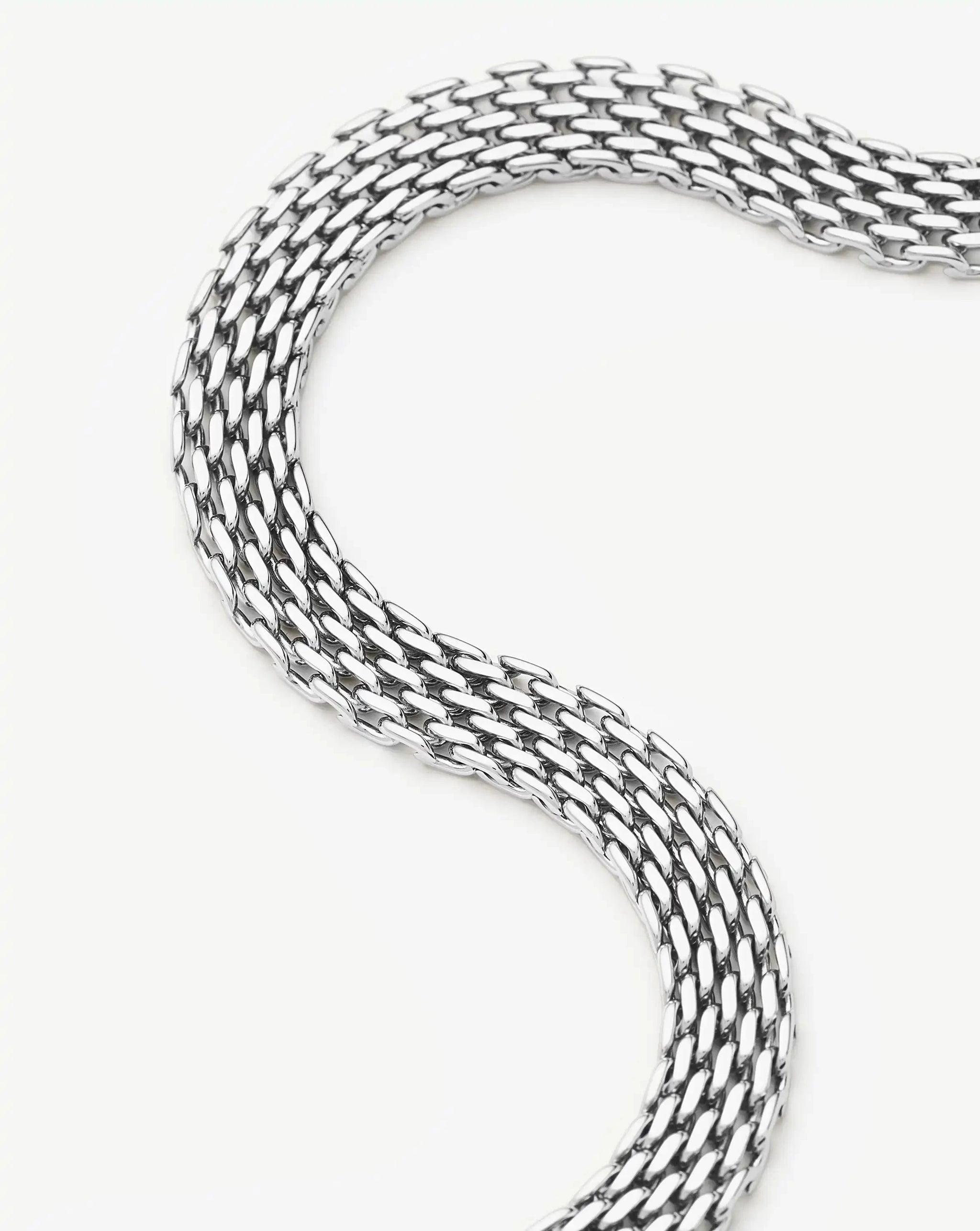 Heirloom Chain Choker Necklace | Platinum Plated Necklaces Missoma