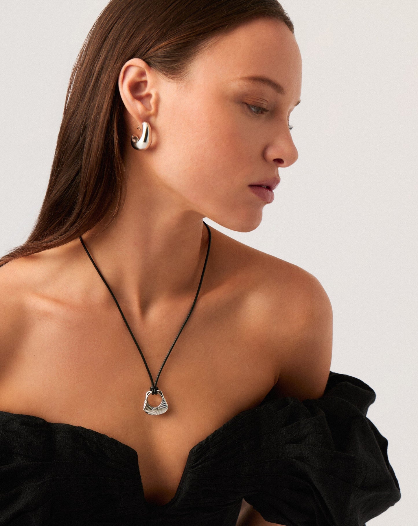 Hera Ridge Pendant Cord Necklace Necklaces Missoma