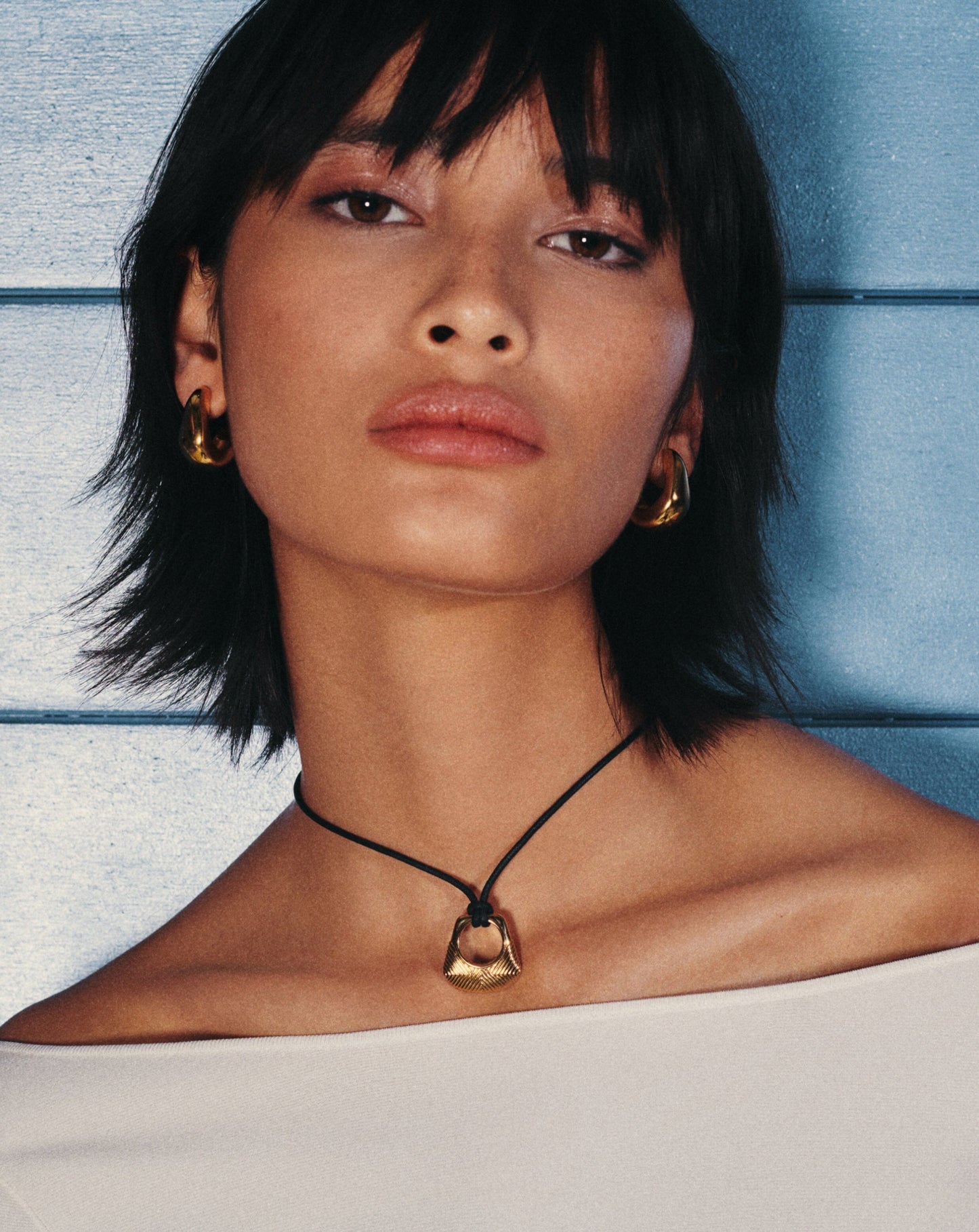 Hera Ridge Pendant Cord Necklace Necklaces Missoma