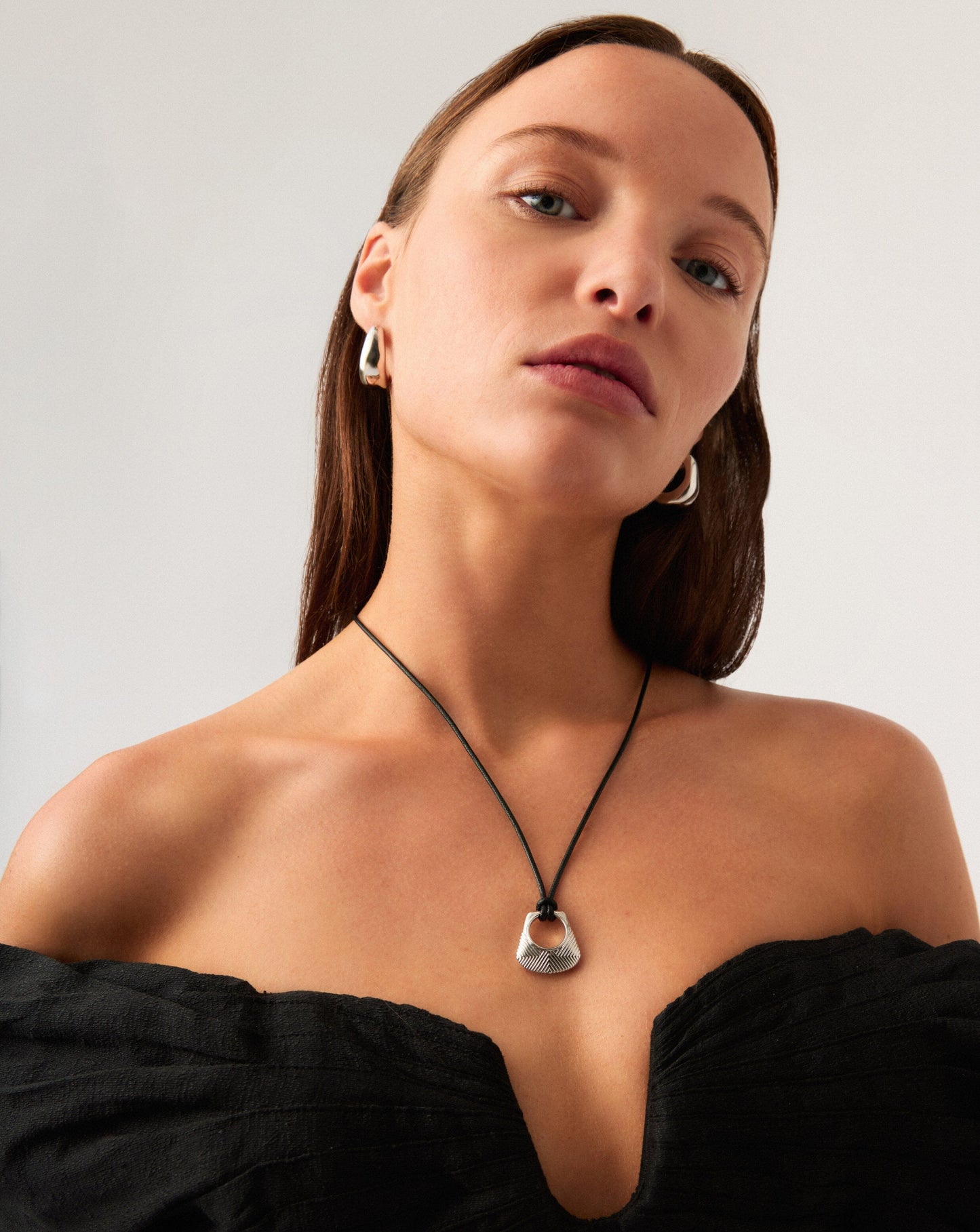 Hera Ridge Pendant Cord Necklace Necklaces Missoma