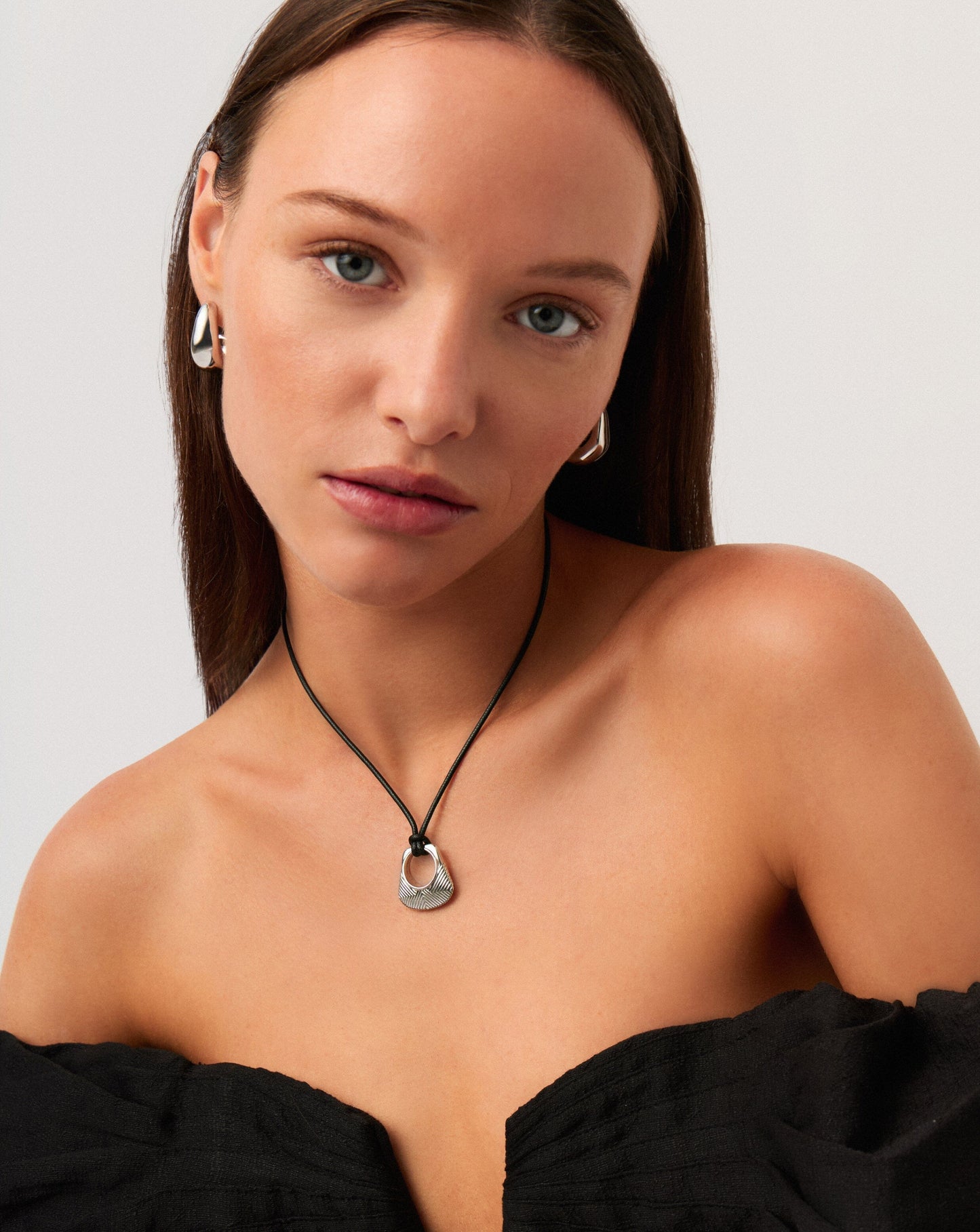 Hera Ridge Pendant Cord Necklace Necklaces Missoma