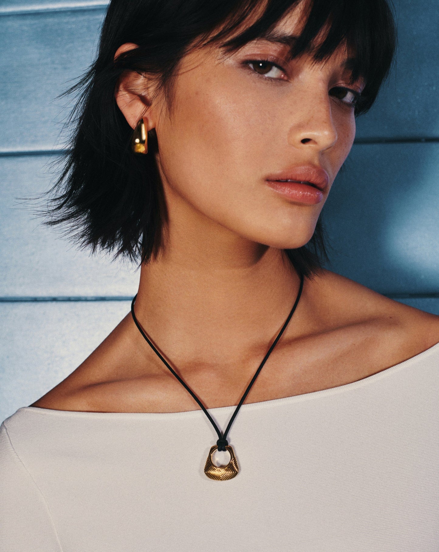 Hera Ridge Pendant Cord Necklace Necklaces Missoma