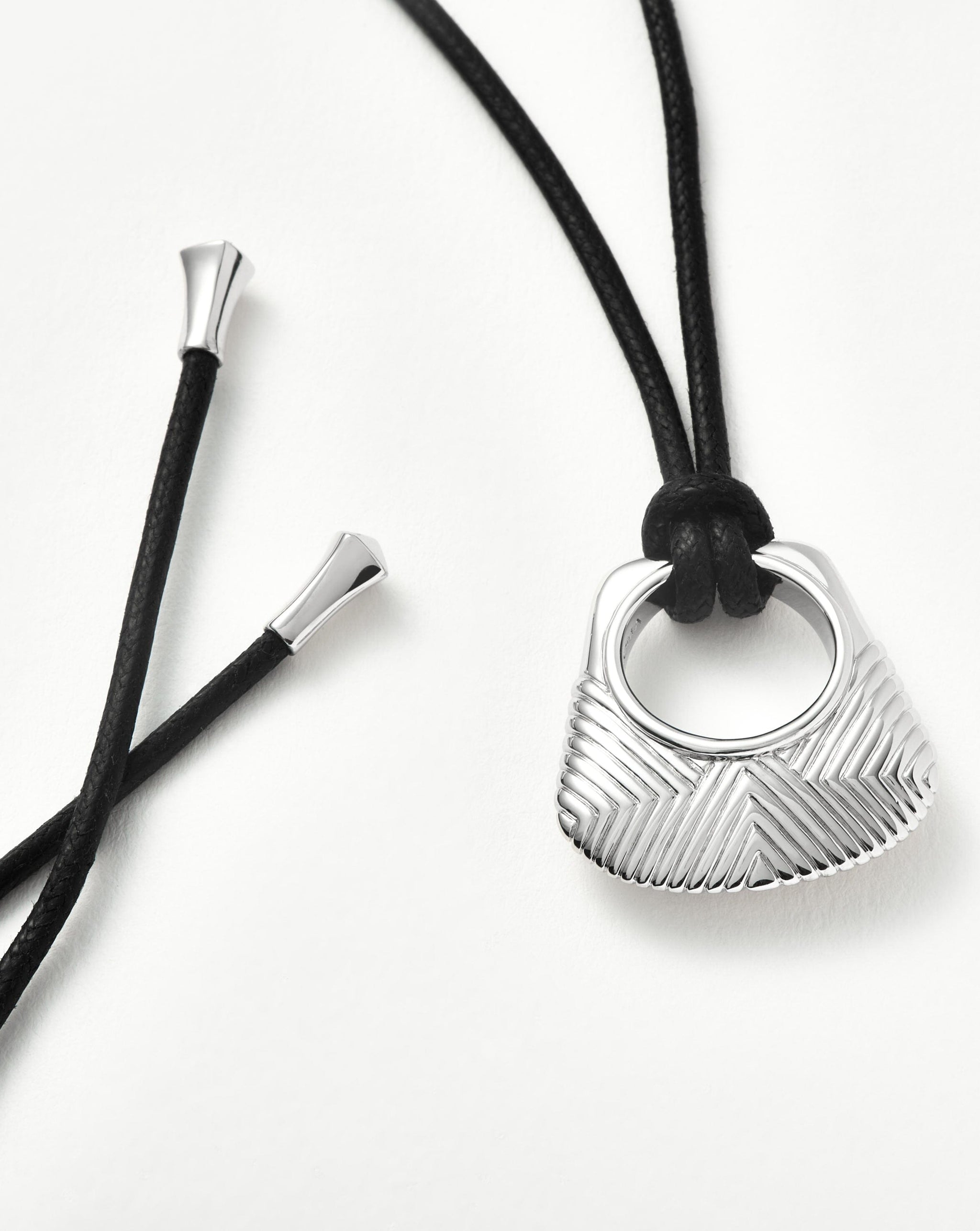 Hera Ridge Pendant Cord Necklace Necklaces Missoma