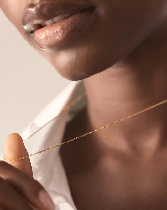 Long Trace Chain Necklace | 18ct Gold Plated Necklaces Missoma