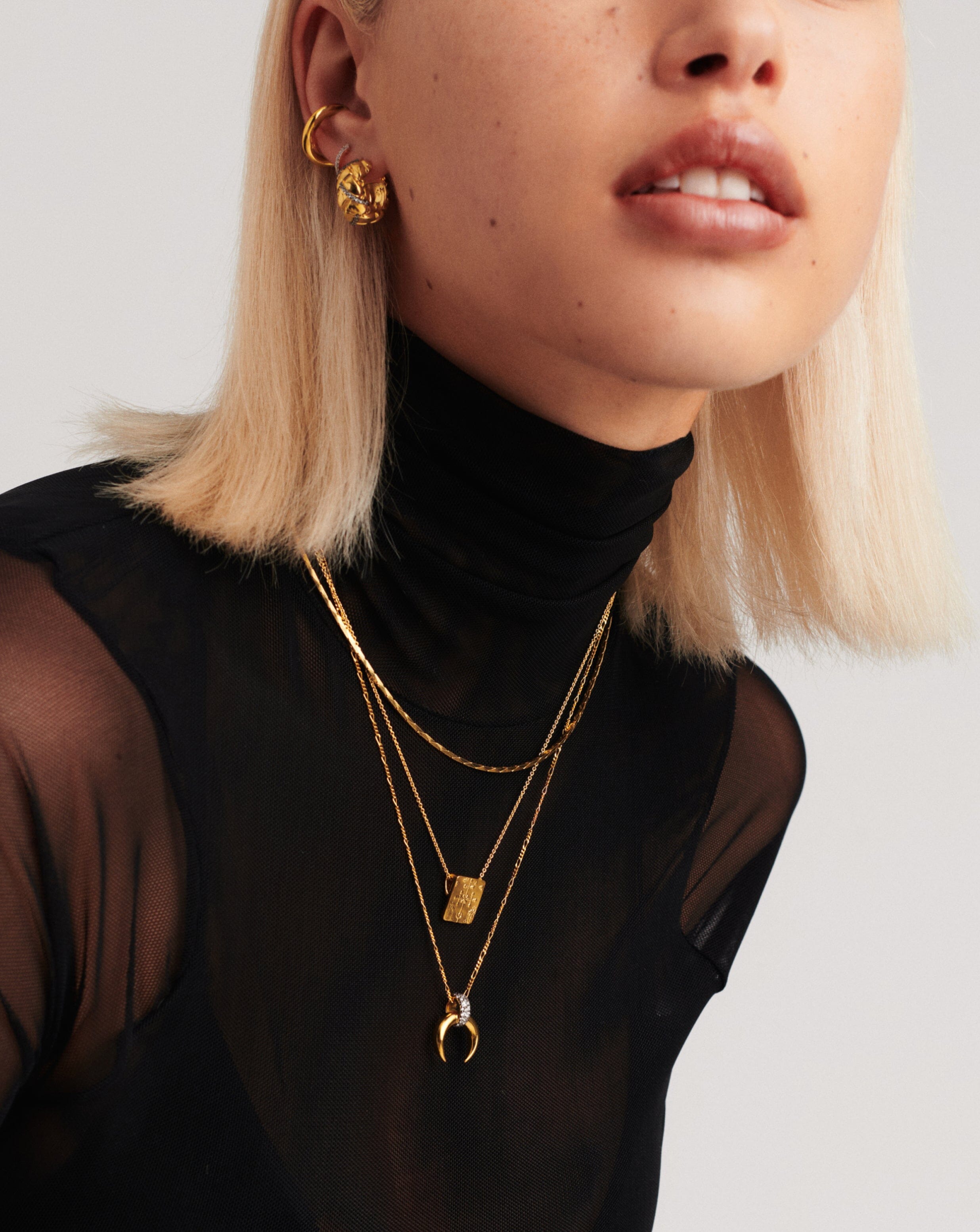 Lucy Williams Byzantine Square Coin Pendant Necklace | 18ct Gold Plated Vermeil Necklaces Missoma 