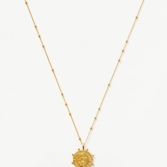 Lucy Williams Engravable Beaded Coin Necklace Necklaces Missoma