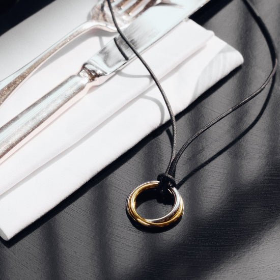 Lucy Williams Entwine Pendant Cord Necklace | Mixed Metal Necklaces Missoma