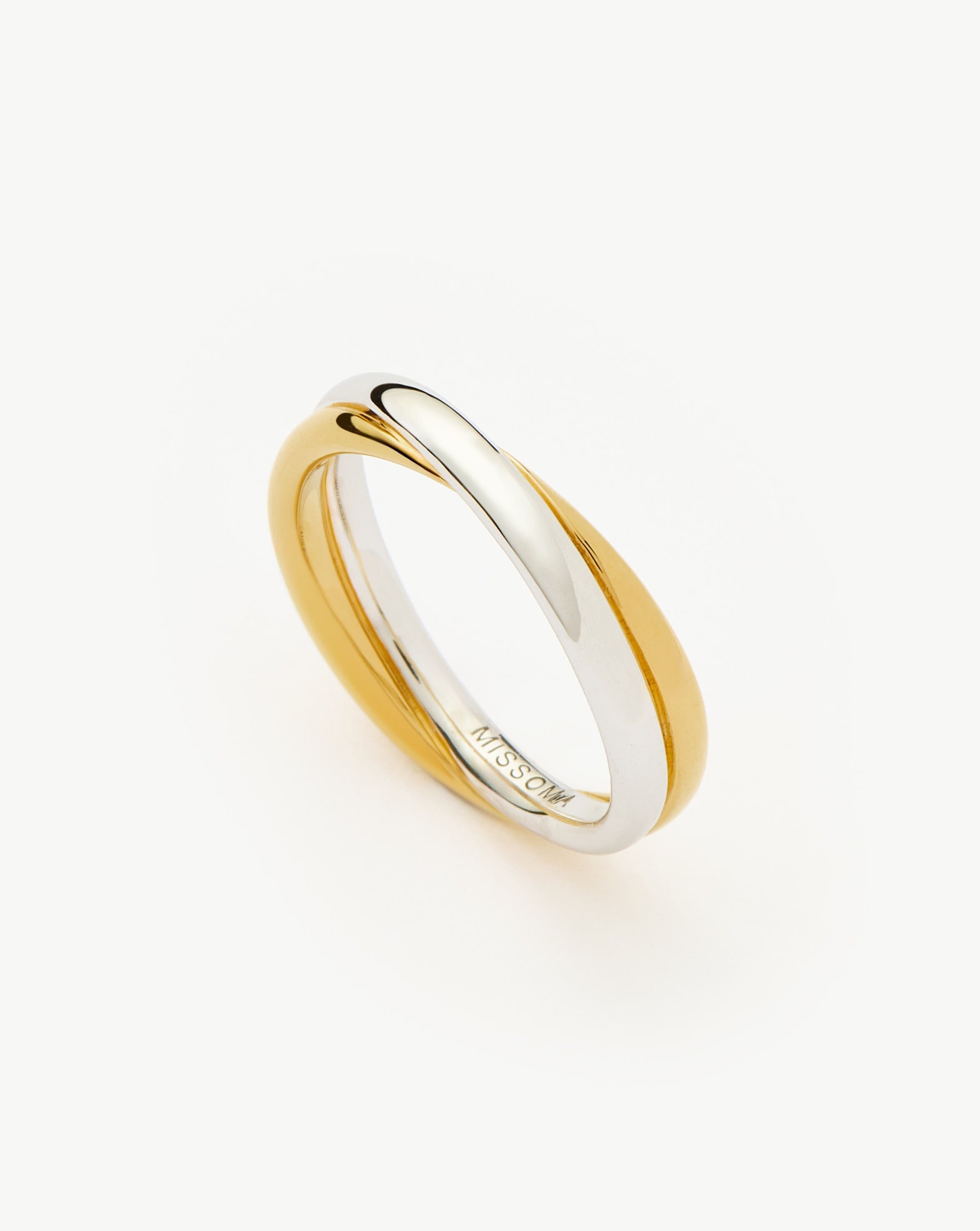 MISSOMA Lucy Williams x Missoma - Ridge Cross Signet Ring in