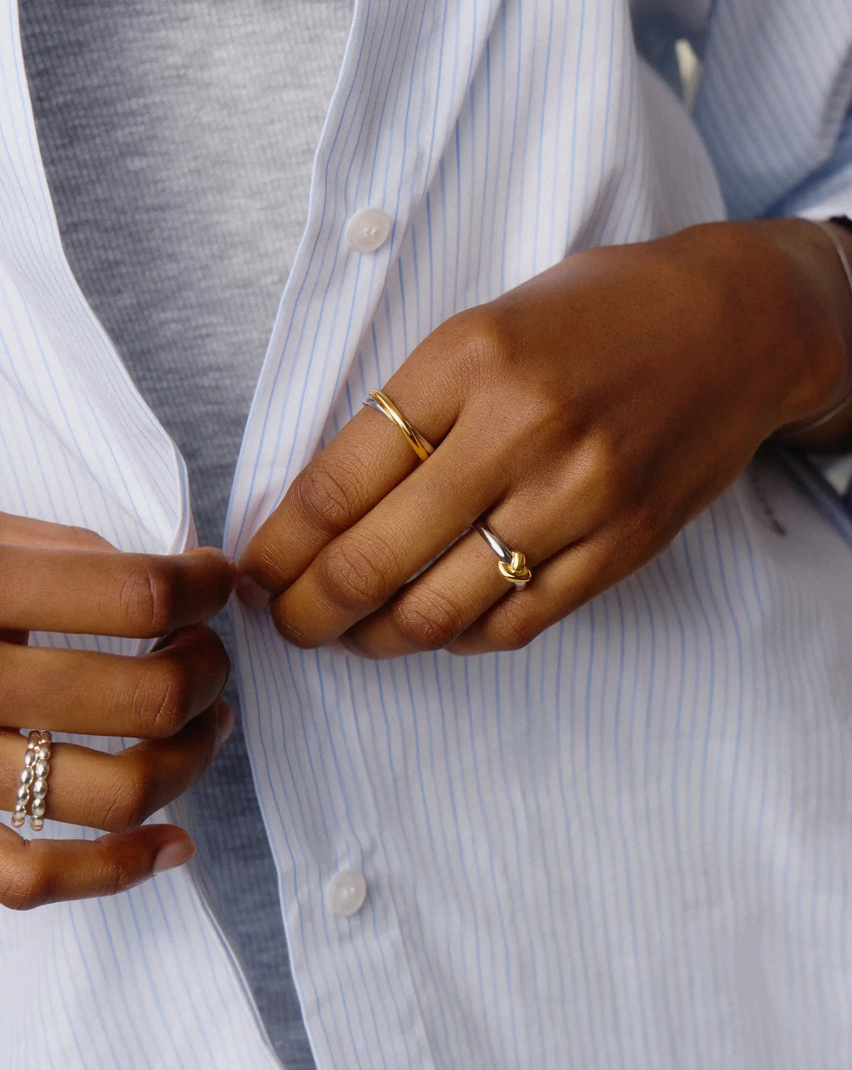 Lucy Williams Entwine Ring | Mixed Metal Rings Missoma