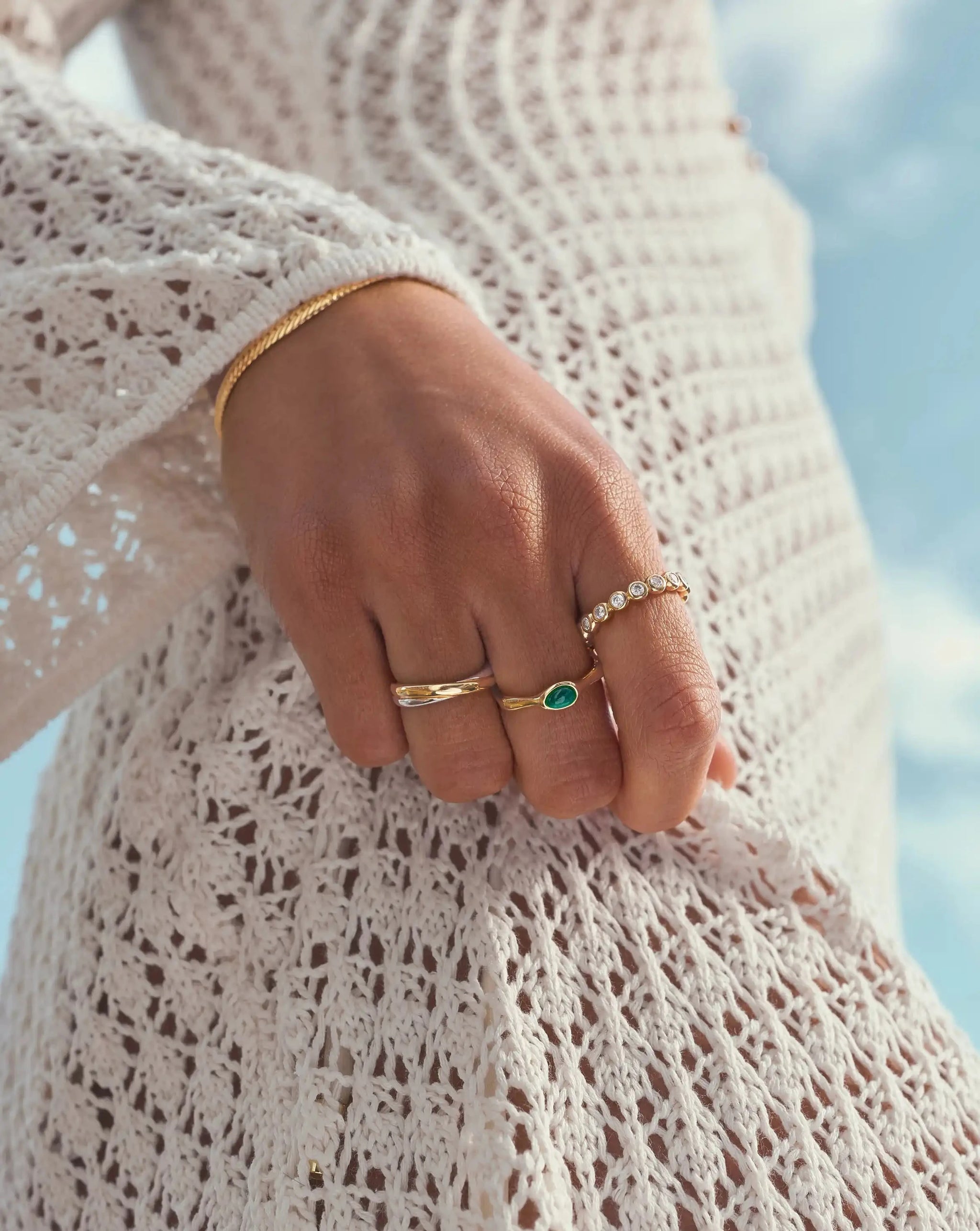 Lucy Williams Entwine Ring | Mixed Metal Rings Missoma