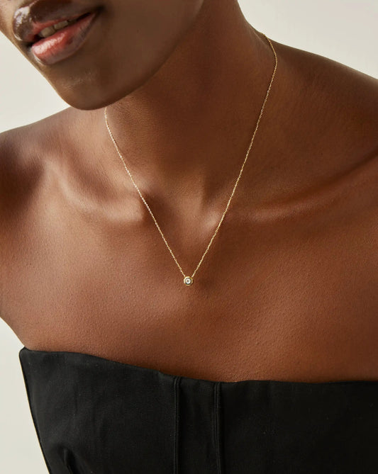 Lucy Williams Fine Diamond Pendant Necklace | 14ct Yellow Gold Necklaces Missoma