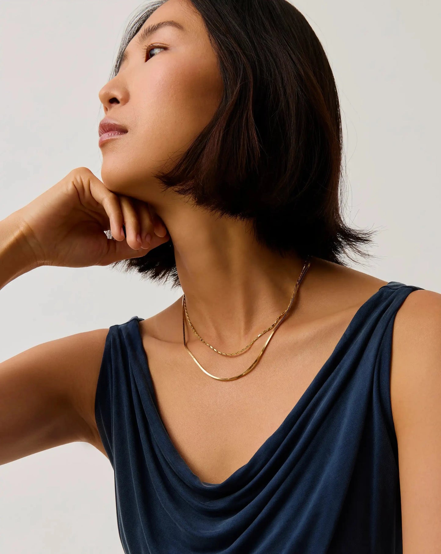 Lucy Williams Horizon Link Chain Necklace | 18ct Gold Vermeil Necklaces Missoma
