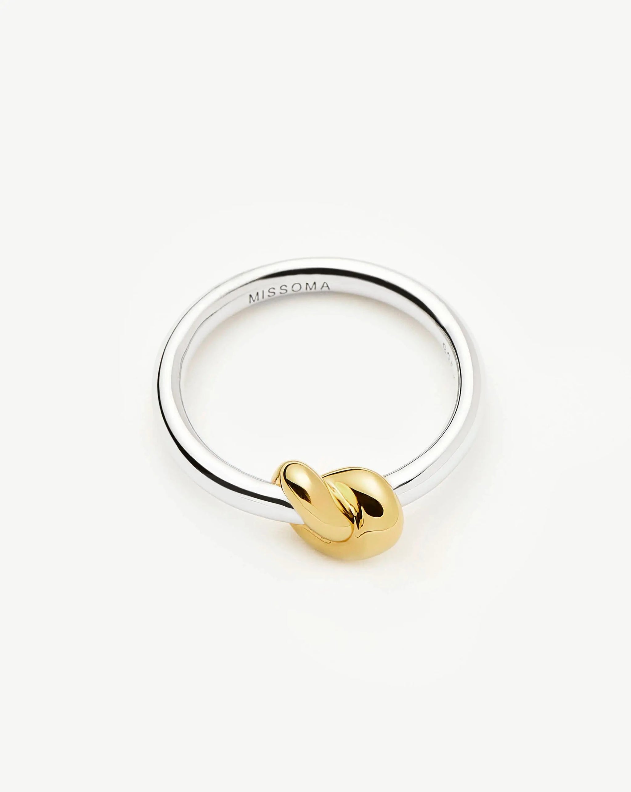 Lucy Williams Knot Stacking Ring | Mixed Metal Rings Missoma