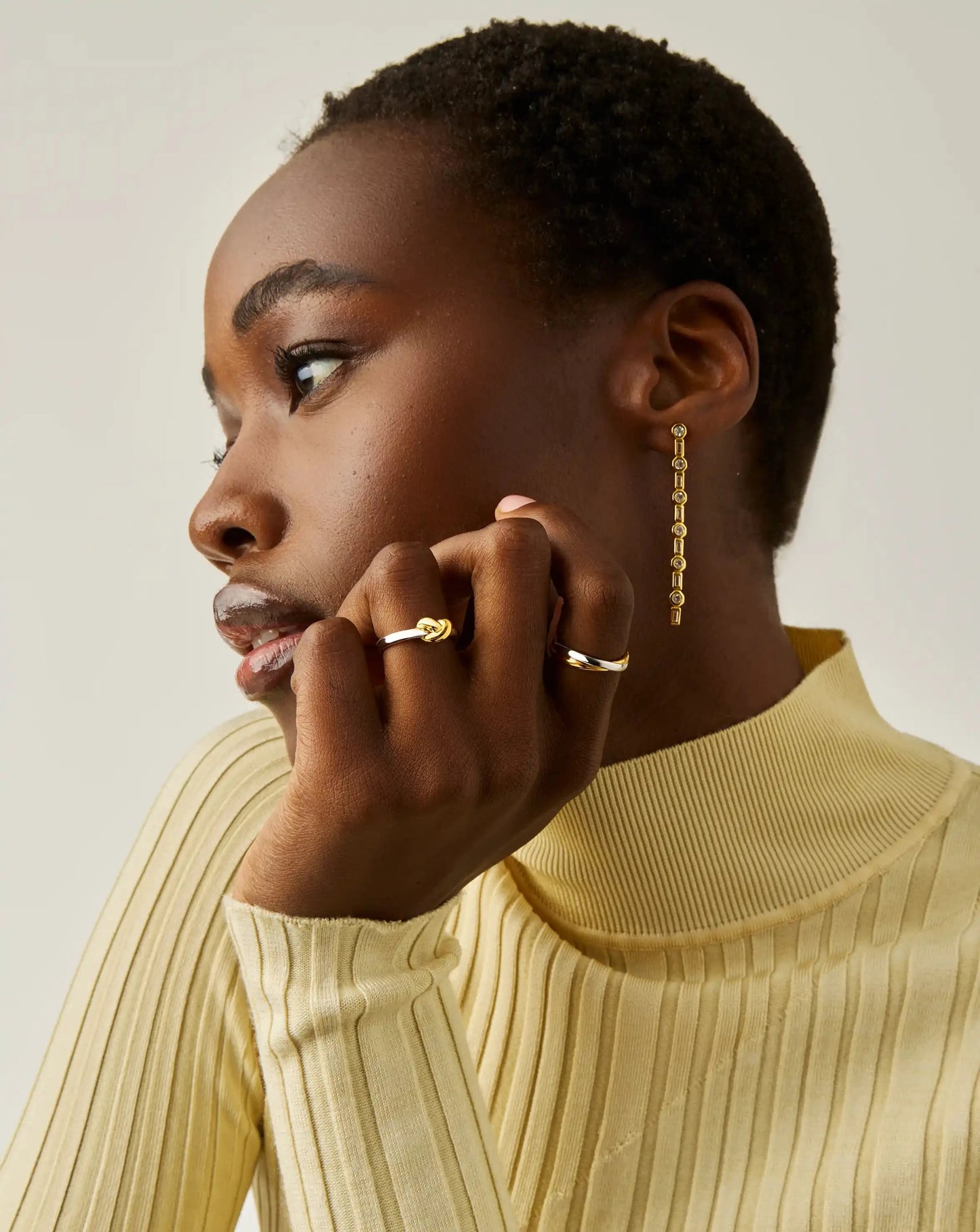 Lucy Williams Knot Stacking Ring | Mixed Metal Rings Missoma