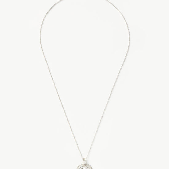 Lucy Williams Long Engravable Roman Arc Coin Necklace Necklaces Missoma