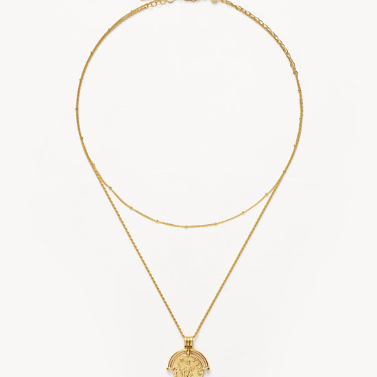 Lucy Williams Roman Arc Chain Necklace Set | 18ct Gold Vermeil Layering sets Missoma