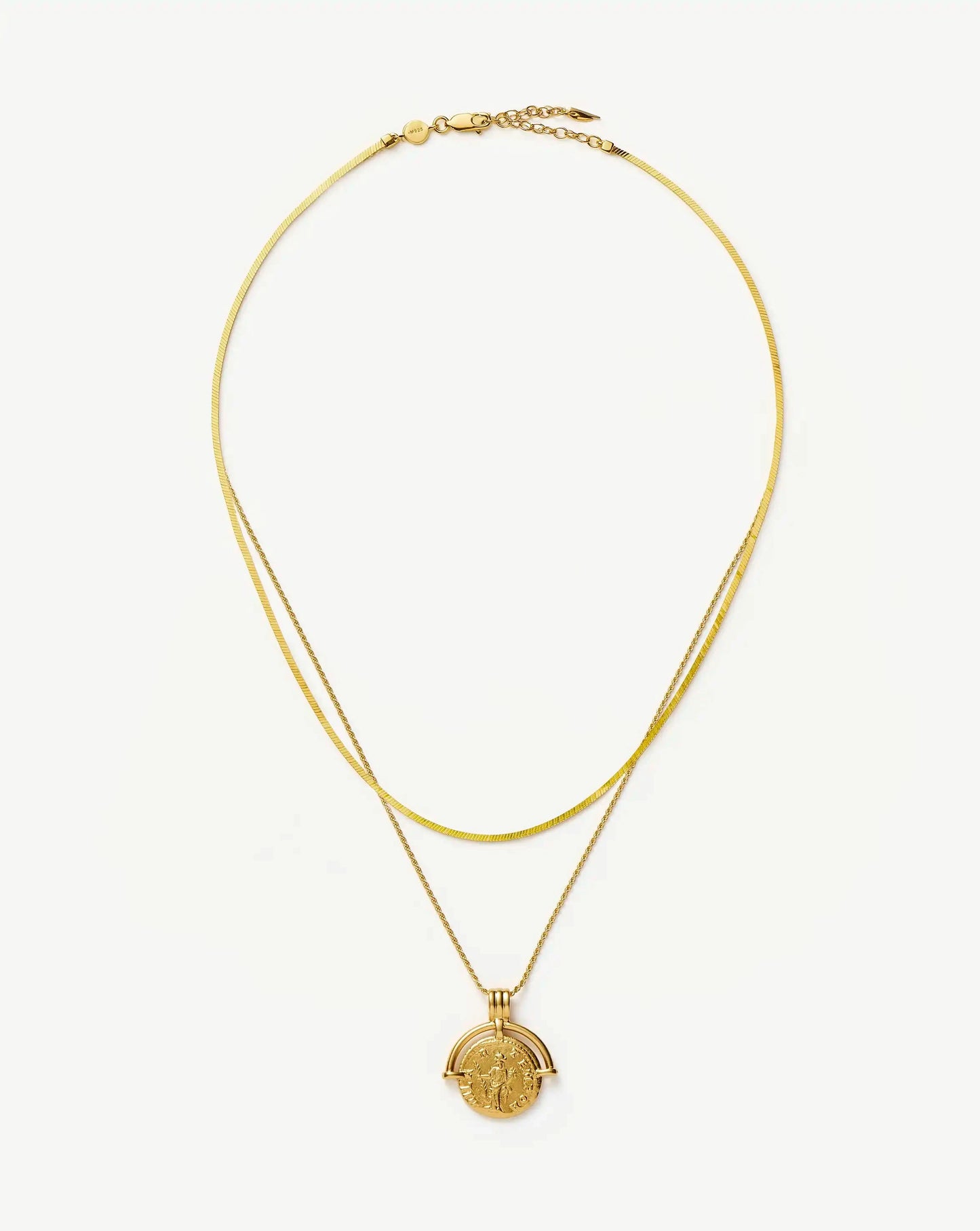 Lucy Williams Roman Arc & Snake Necklace Set | 18ct Gold Plated / 18ct Gold Plated Vermeil Necklaces Missoma