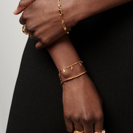 Lucy Williams Square Snake Chain Bracelet Bracelets Missoma