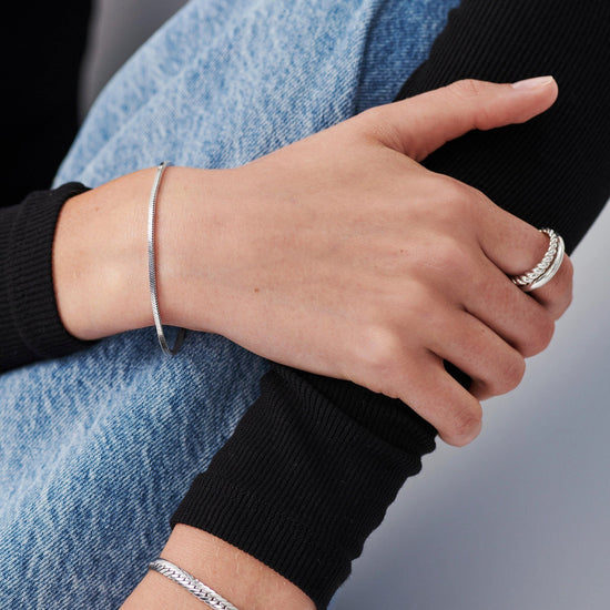 Lucy Williams Square Snake Chain Bracelet Bracelets Missoma