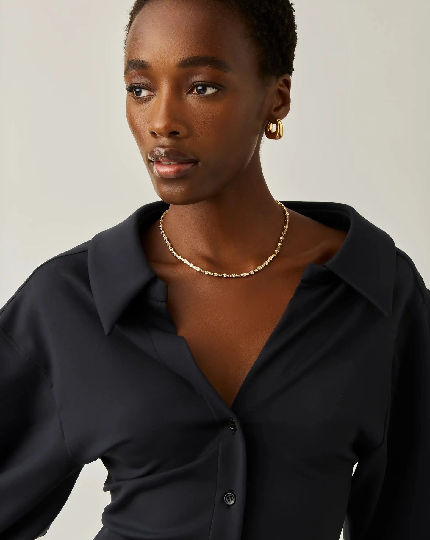 Lucy Williams Tennis Necklace | 18ct Gold Plated Necklaces Missoma