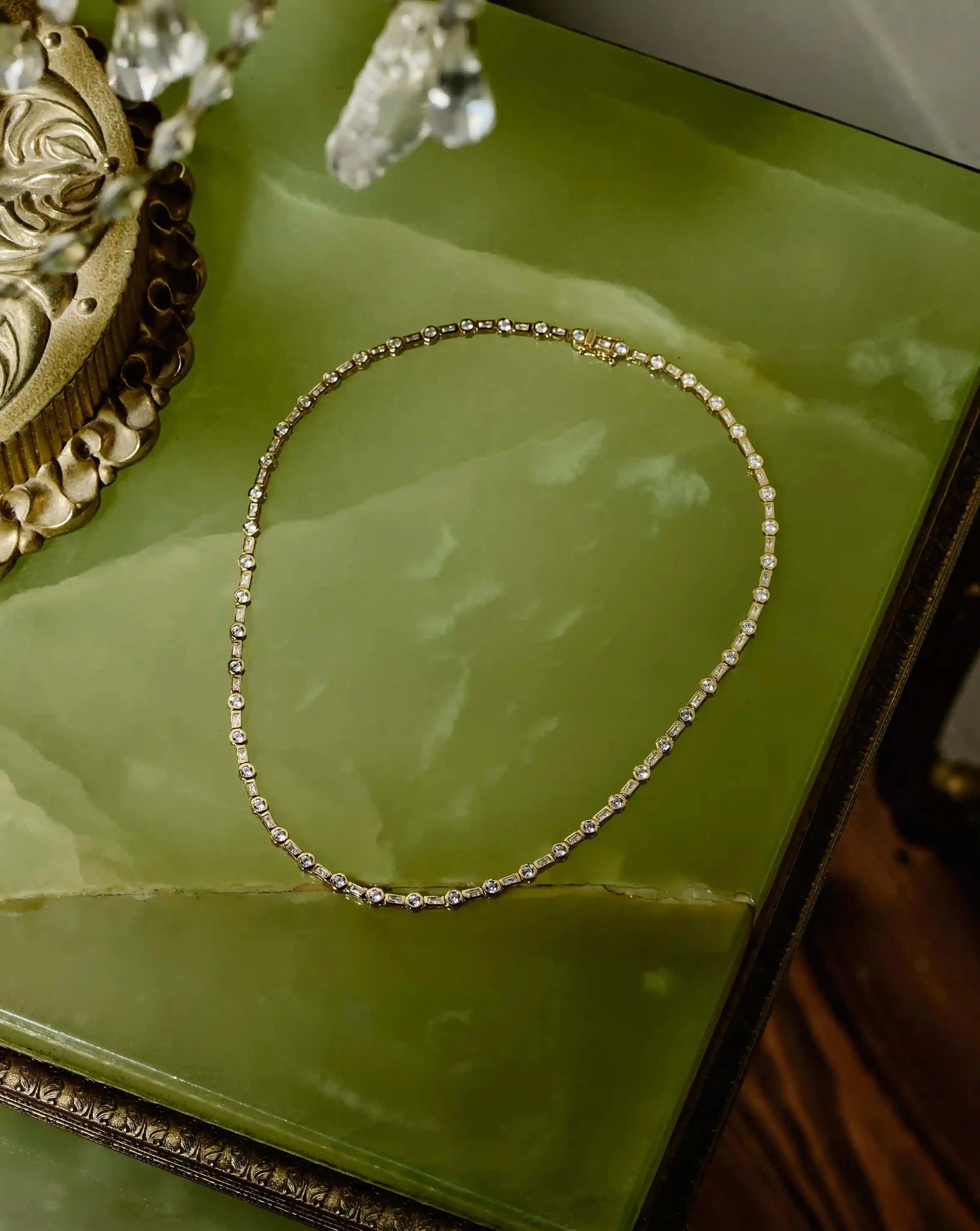 Lucy Williams Tennis Necklace | 18ct Gold Plated Necklaces Missoma