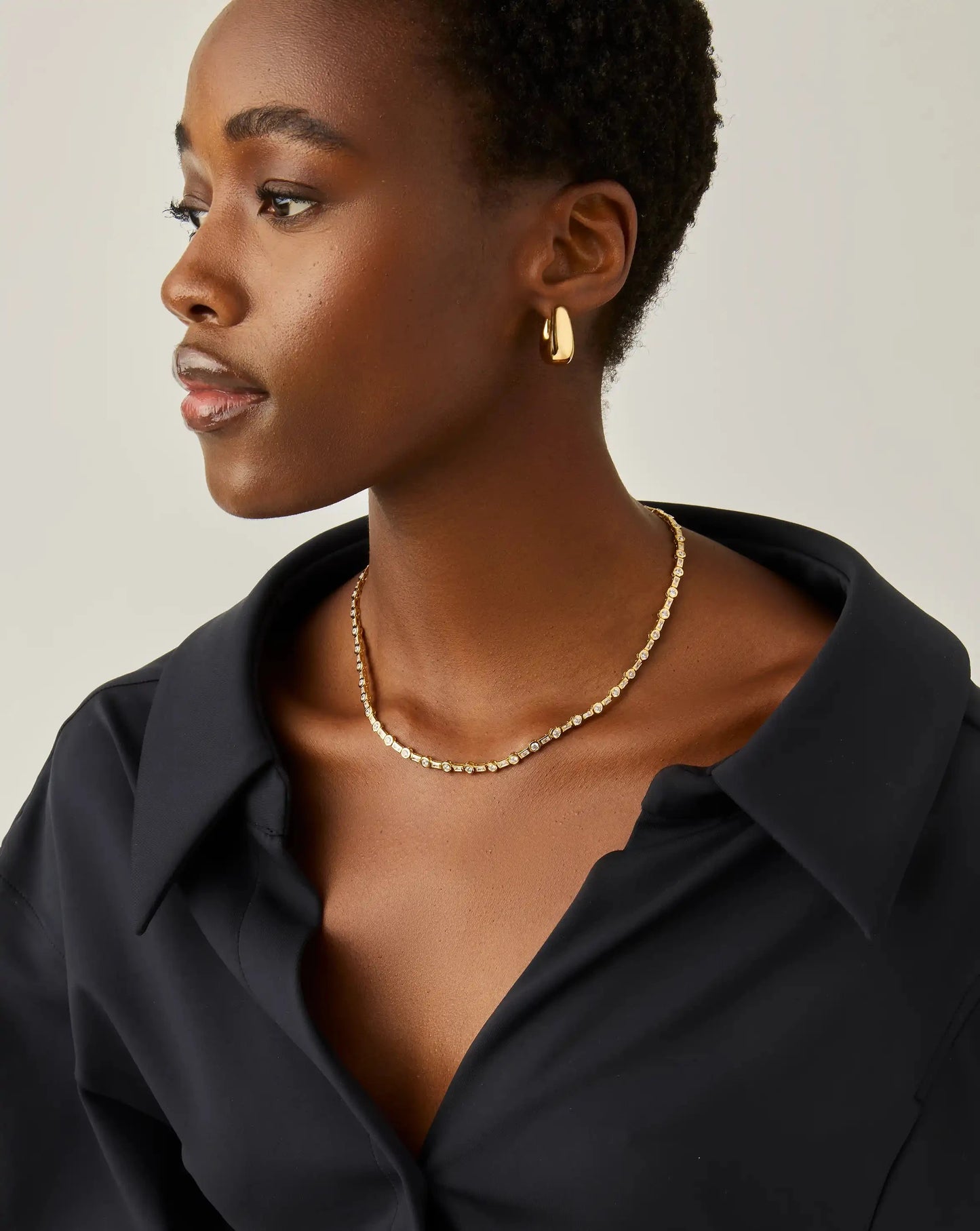 Lucy Williams Tennis Necklace | 18ct Gold Plated Necklaces Missoma