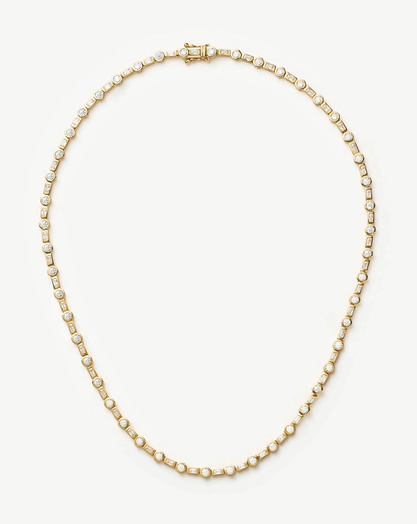 Lucy Williams Tennis Necklace | 18ct Gold Plated Necklaces Missoma
