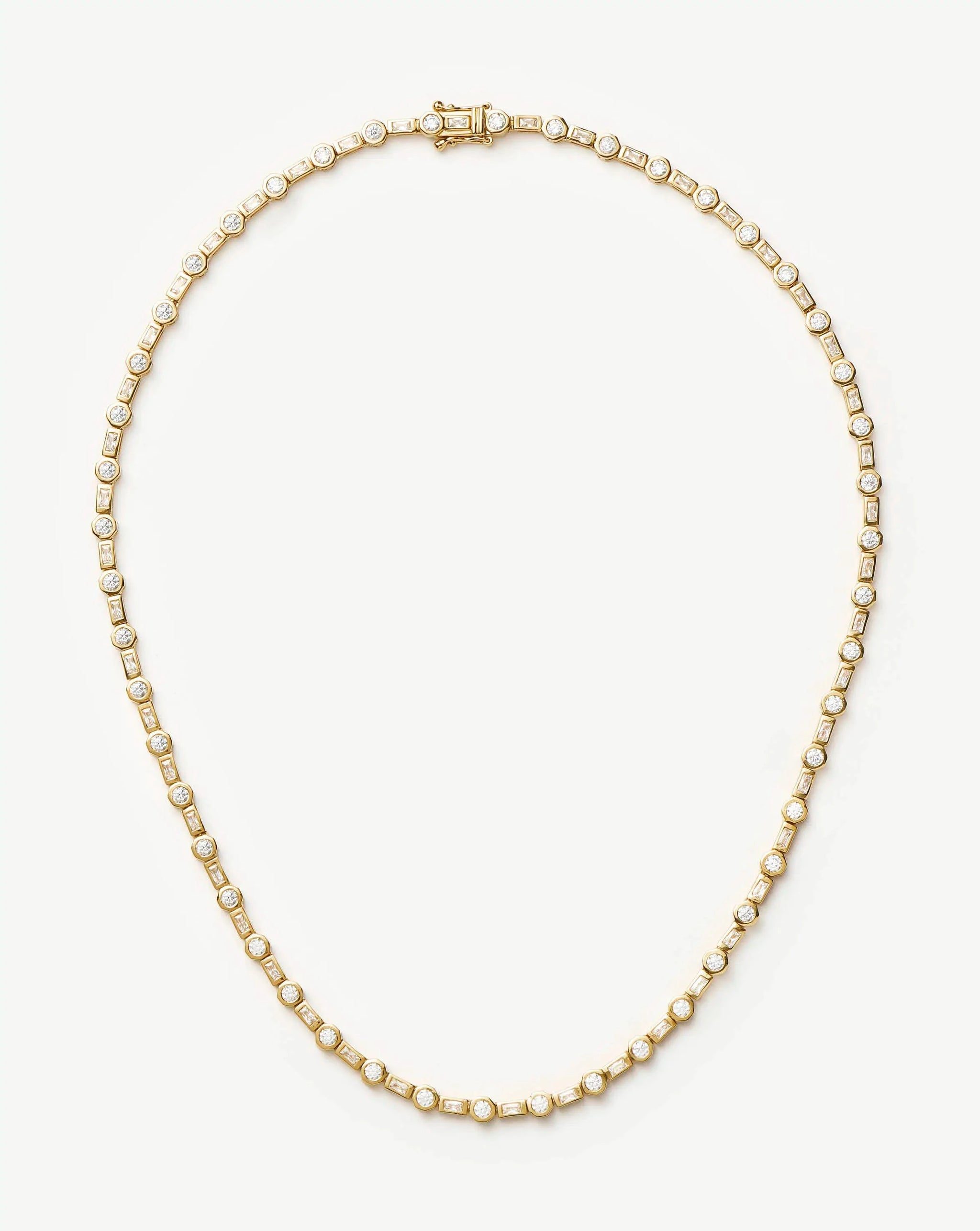 Lucy Williams Tennis Necklace | 18ct Gold Plated Necklaces Missoma
