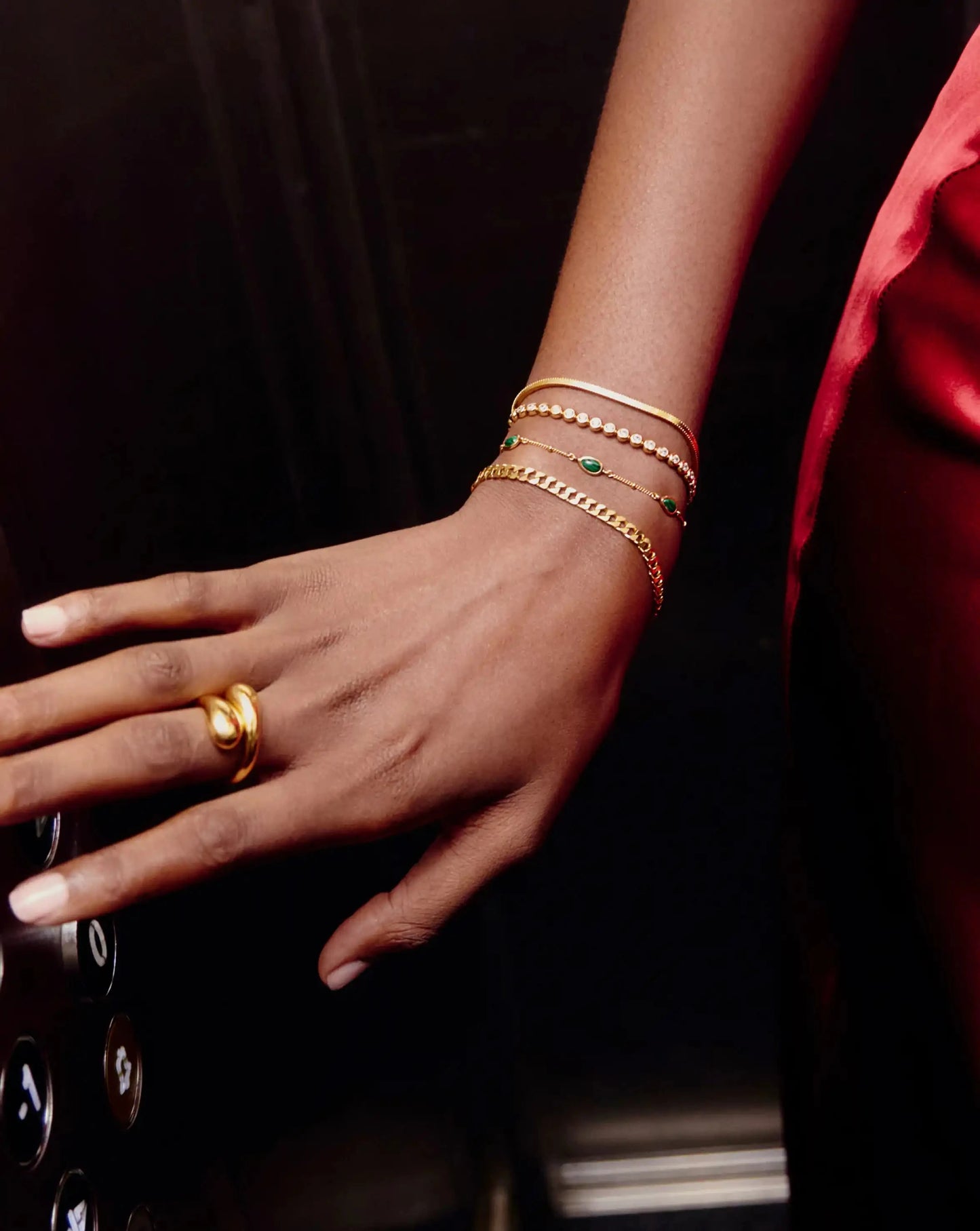 Magma Gemstone Charm Bracelet Bracelets Missoma