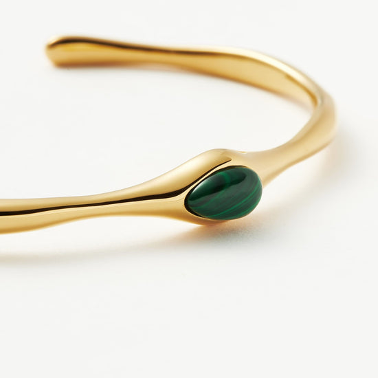 Magma Gemstone Cuff Bracelet | 18ct Recycled Gold Plating On Brass Bracelets Missoma