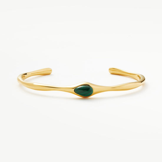 Magma Gemstone Cuff Bracelet | 18ct Recycled Gold Plating On Brass Bracelets Missoma