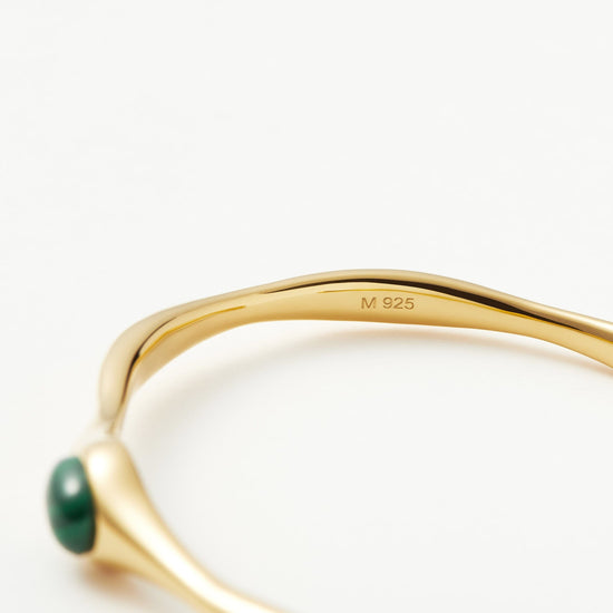 Magma Gemstone Cuff Bracelet | 18ct Recycled Gold Plating On Brass Bracelets Missoma