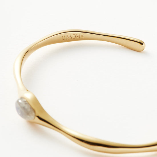 Magma Gemstone Cuff Bracelet | 18ct Recycled Gold Vermeil on Recycled Sterling Silver Bracelets Missoma