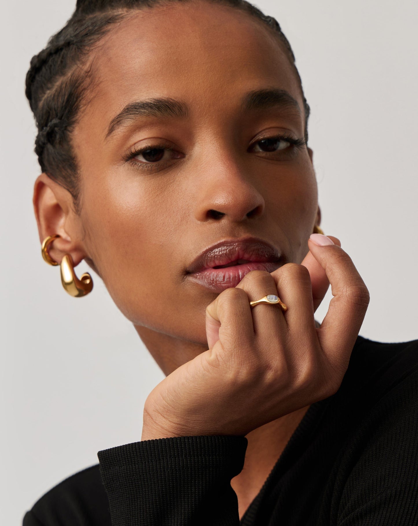 Magma Gemstone Stacking Ring | 18ct Recycled Gold Vermeil on Recycled Sterling Silver Rings Missoma