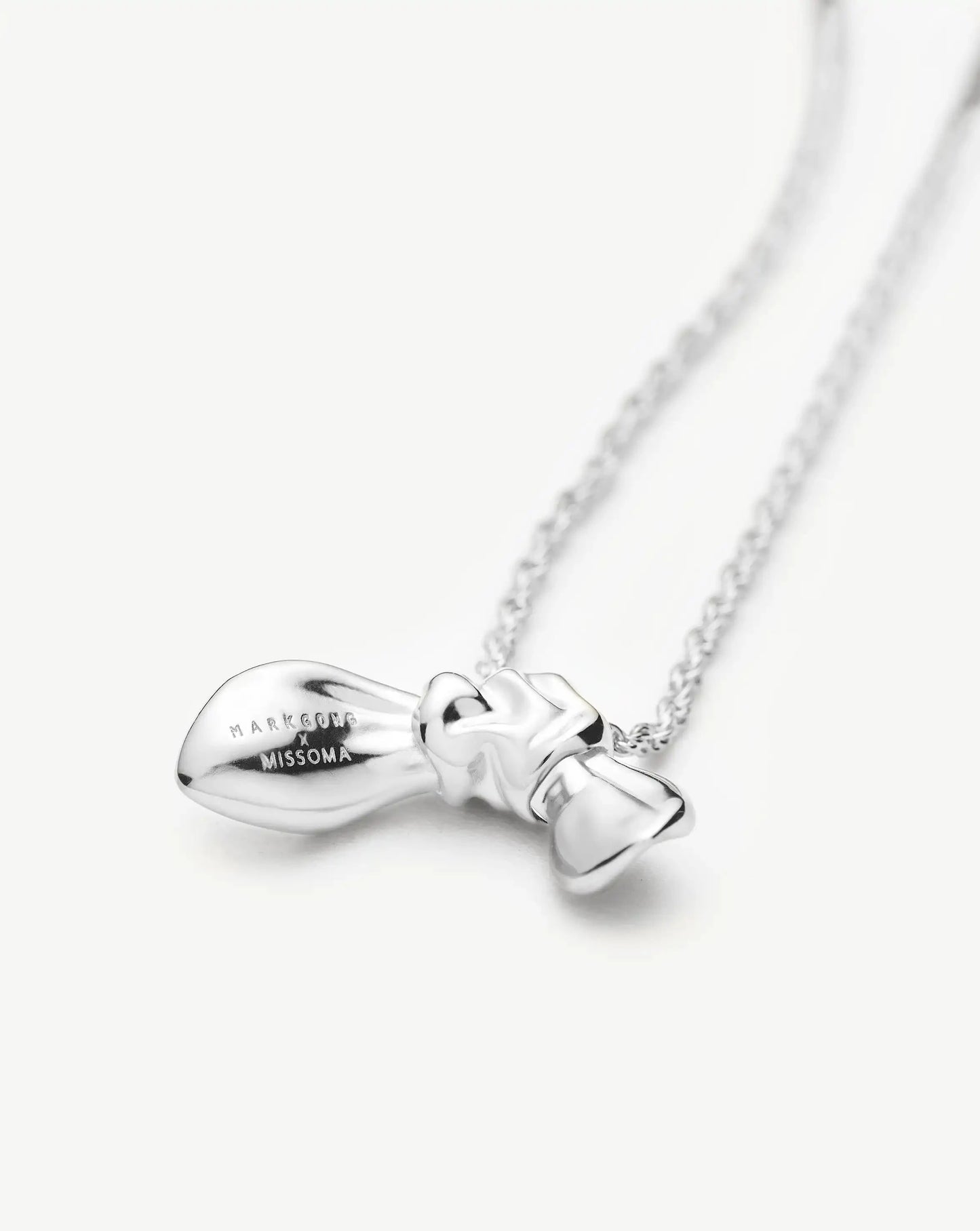 MARKGONG Bow Pendant Necklace | Silver Plated Necklaces Missoma