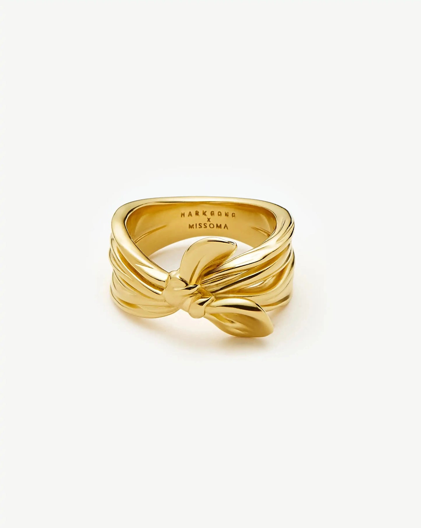 MARKGONG Bow Ring | 18ct Gold Plated Rings Missoma