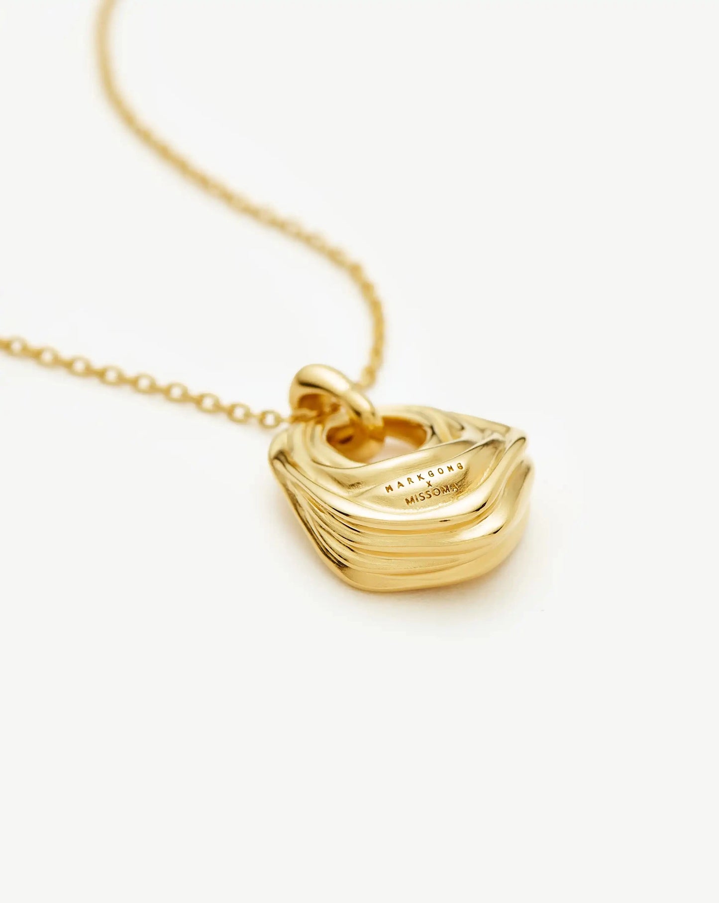 MARKGONG Draped Pendant Necklace | 18ct Gold Plated Necklaces Missoma