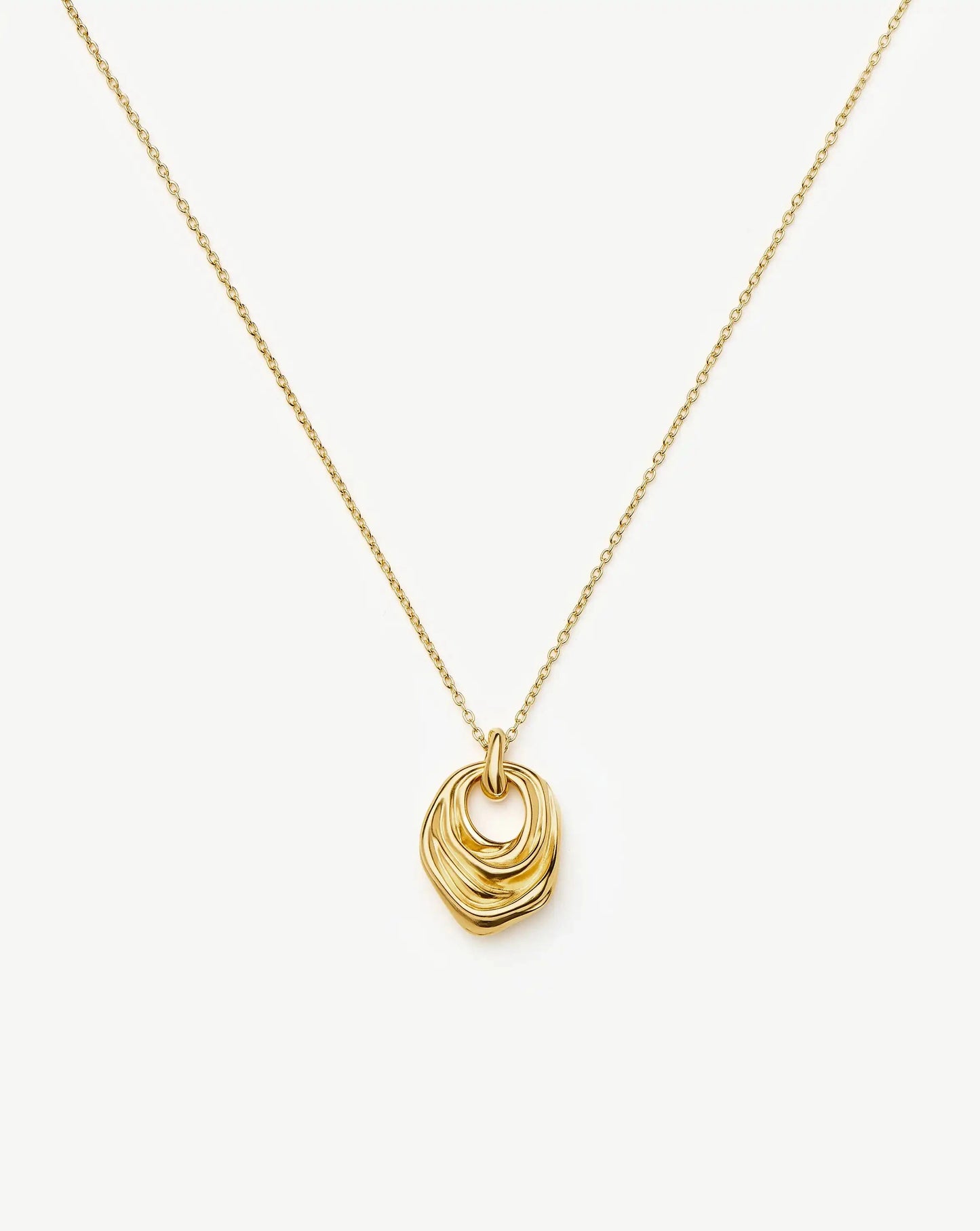 MARKGONG Draped Pendant Necklace | 18ct Gold Plated Necklaces Missoma