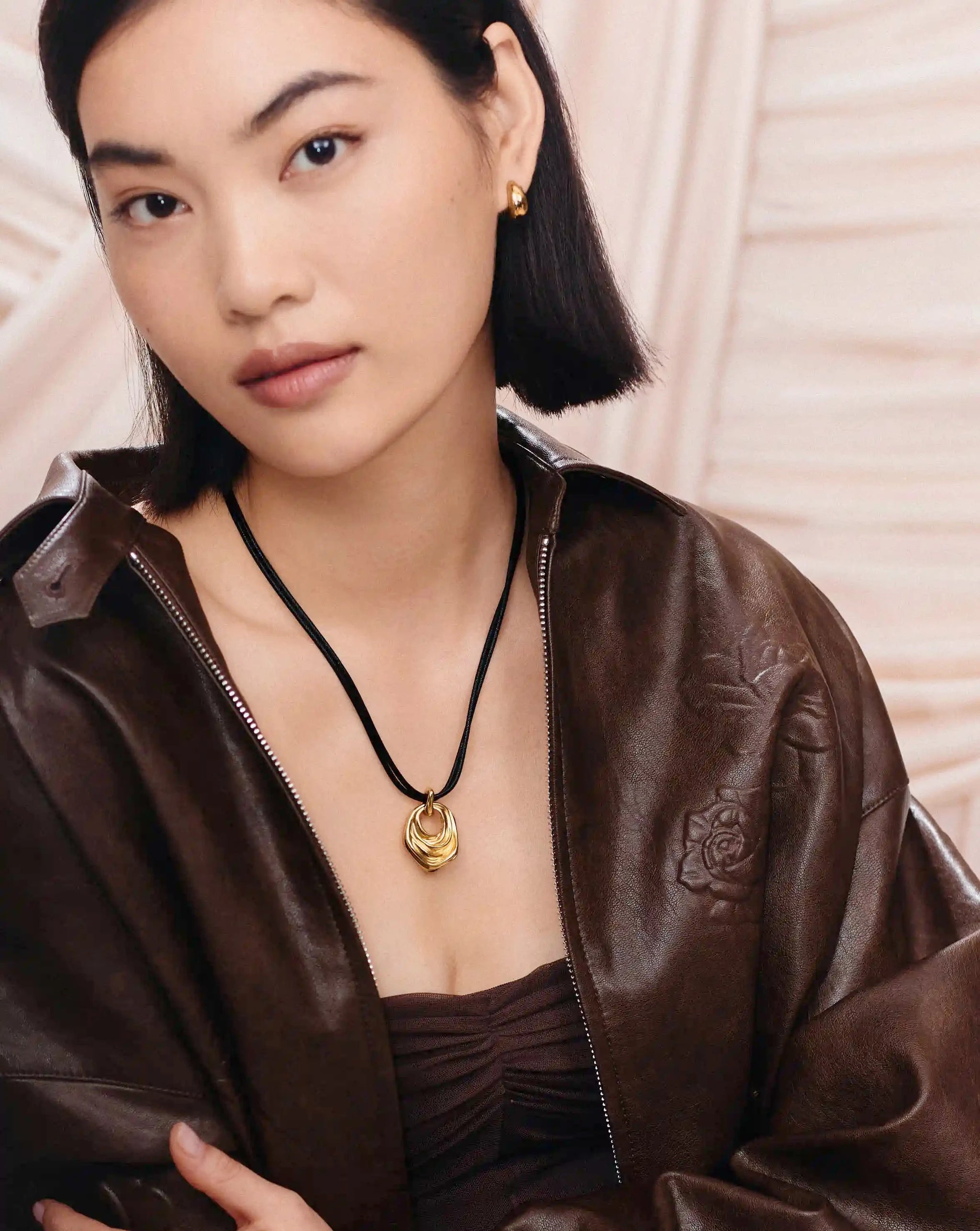 MARKGONG Draped Statement Cord Necklace | 18ct Gold Plated Necklaces Missoma